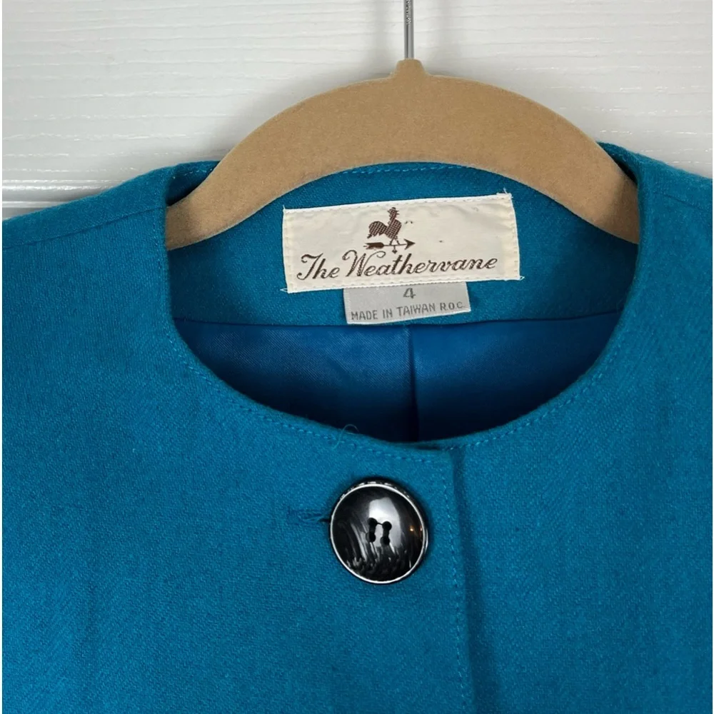 Vintage Weathervane Wool Blend Blazer Jacket